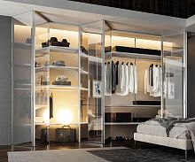 Built-in wardrobe Vega contemporaryaluminummelamine