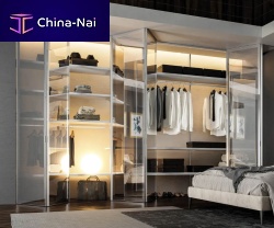 Built-in wardrobe Vega contemporaryaluminummelamine