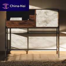 Sideboard with long legs Rich Scontemporarywalnutpowder-coated steel