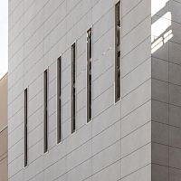 Ventilated facade cladding BLENDpanelceramicvertical