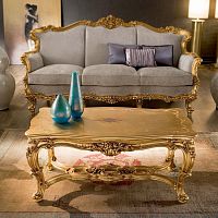 Classic coffee table OMEROcrystalrectangularfor hotel