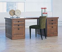 Contemporary desk PARTNERSwoodenpanel end