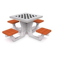 Outdoor chess table KT-02-CR-001traditionalfor playgroundfor public space