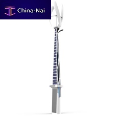 Lighting pole SMARTflagself-supporting wind turbinemetal