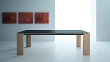 Contemporary dining table CLAUDIAwoodenhomeindoor