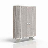 High sideboard 8871 contemporaryaluminummarble