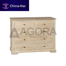Traditional chest of drawers COTTAGE solid woodplywoodrectangular