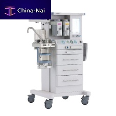 Trolley-mounted anesthesia workstation Aeon8300Awith respiratory monitoringwith electronic gas mixer