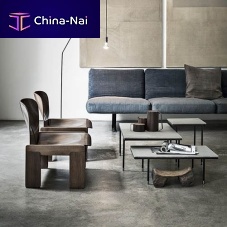 Contemporary nesting tables Square 34/24lacquered MDFcementcomposite