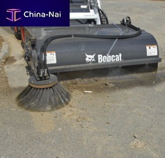 Skid steer loader sweeper hydraulic