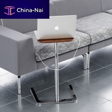 Contemporary computer table FLAMINGOsingle columncommercial