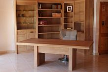 Contemporary desk SYMPHONIEoaksolid wood