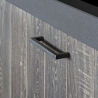 Aged iron furniture handle PMQ-160raw metalwhite bronzeraw bronze
