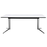 Contemporary desk SPINALoakmelaminelinoleum