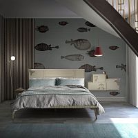 Double bed ONEcontemporarycustomwooden