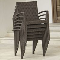 Contemporary chair CUATRO outdoorindoorfabric