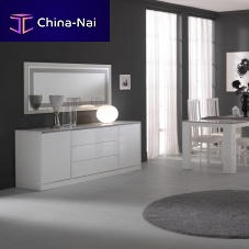 Contemporary sideboard NADIAlacquered woodwhite