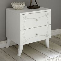 Traditional bedside table SOLERmetalrectangularhome