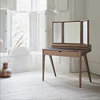 Contemporary dressing table KINGSTONleather