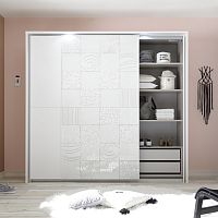 Contemporary wardrobe XAOSoaksliding door