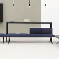Contemporary sideboard table KIIKoakCornish oakmelamine