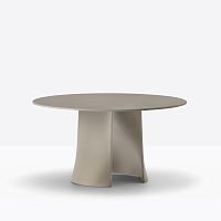 Contemporary table ANEMOSconcreteconcrete baseround