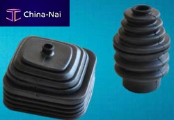 Rectangular bellows rubberaccordion protectionfor machines