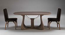 Contemporary table ARPA 6104woodenwooden baseoval