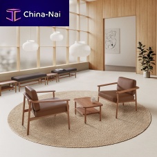Contemporary coffee table WUDIwoodenmetal basewooden base