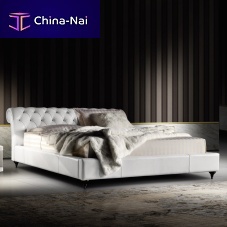Double bed GEORGEtraditionalupholsteredwith headboard