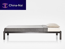 Double bed singlecontemporarylacquered wood