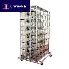 Modular animal research cage ColonyRackon casters
