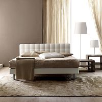Double bed TENDERcontemporarywith headboardlacquered wood