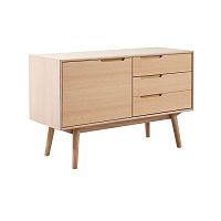 Scandinavian design sideboard CURVEoakwalnutsolid wood