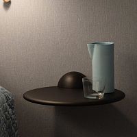 Contemporary bedside table KLOT O35oakashround