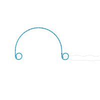 Ureteral stent H03-Gpolyurethanehydrophiliccoated