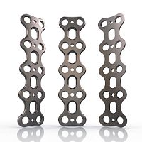 Cervical arthrodesis plate 29 serieslockingmetallic4 levels