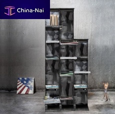 Free-standing bookcase TREEBOOKSmodularcontemporarysteel