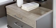 Contemporary bedside table ANCONA woodenwith drawerhome