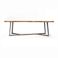 Contemporary dining table oaksteelrectangular