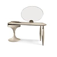 Contemporary dressing table DONALDmetalleatherwith long legs