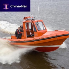 Rescue boat ALN 079 �BlastBeam�inboard waterjetrigid hull inflatable boat