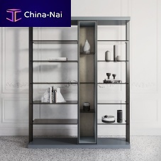 Free-standing bookcase BIBLOcontemporarycommercialwooden
