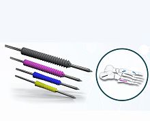 Hallux valgus compression bone screw EXN02 seriescannulatedheadlessmetallic