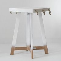 Contemporary table DAIRIsolid woodlarchwooden base