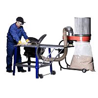 Bag dust collector EGO seriesmechanical shaker cleaningmobilefor wood dust