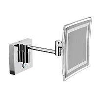 Wall-mounted bathroom mirror AV258Ccontemporarysquarealuminum