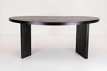 Contemporary desk CHENEoakashpanel end