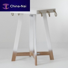 Contemporary table DAIRIsolid woodlarchwooden base