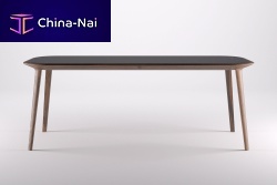 Contemporary dining table KALOTAglassmarblesolid wood